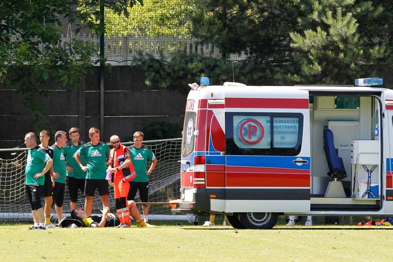 Football. Sparing. GKS Katowice - Podbeskidzie Bielsko-Biala. 05.07.2016