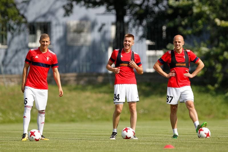 Football. Gornik Zabrze. Training. 11.08.2017