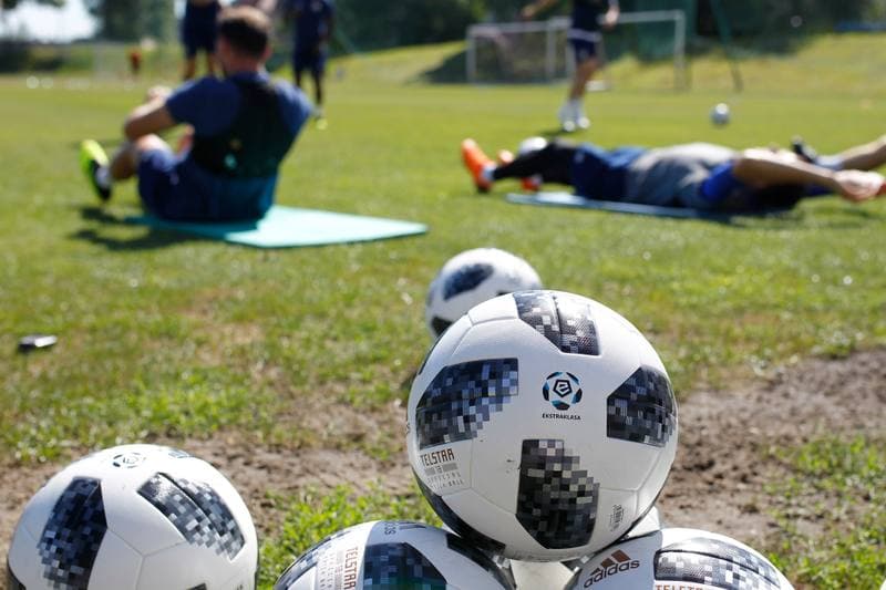 Football. Piast Gliwice. Training. 07.08.2018
