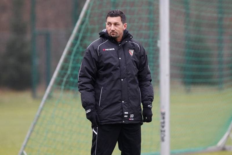 Football. Zaglebie Sosnowiec. Training. 08.01.2018