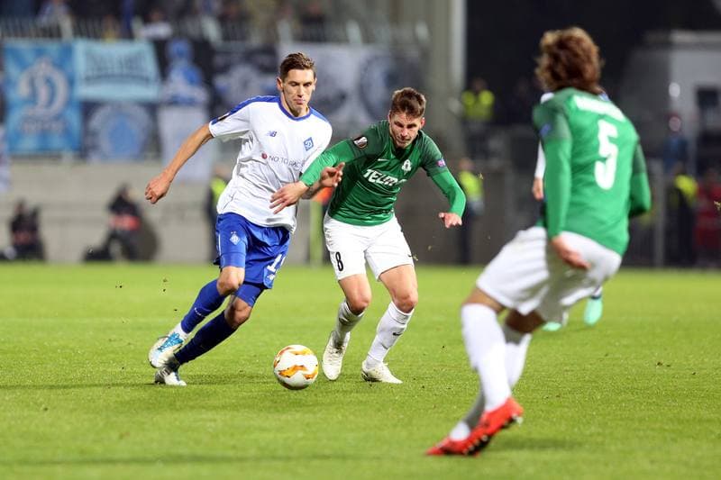Football. UEFA Europa League. FK Jablonec - Dynamo Kyiv. 04.10.2018