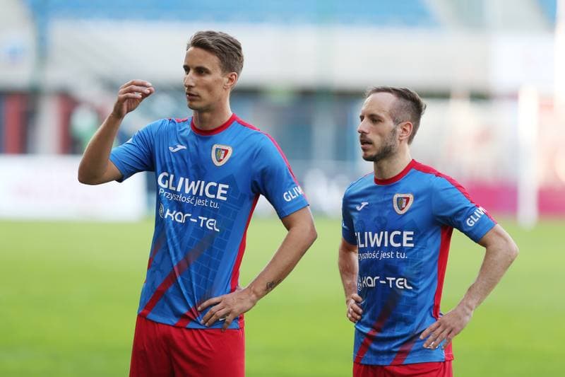 Football. Lotto Ekstraklasa. Piast Gliwice - Pogon Szczecin. 21.04.2018