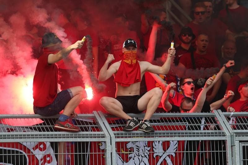 Football. HET Liga. Banik Ostrava - AC Sparta Prague. 28.04.2018