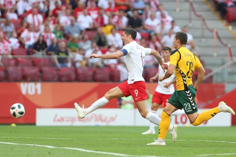 Football. International Friendly. Poland - Lithuania. 12.06.2018