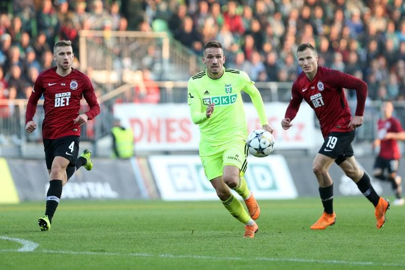 Football. Fortuna:Liga. MFK Karvina - Sparta Prague. 10.11.2018