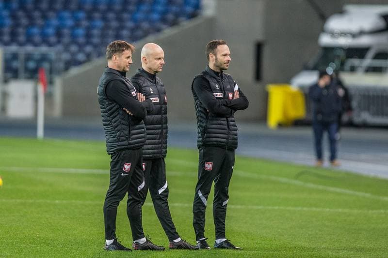 Football. Poland national team. Training. 21.03.2022