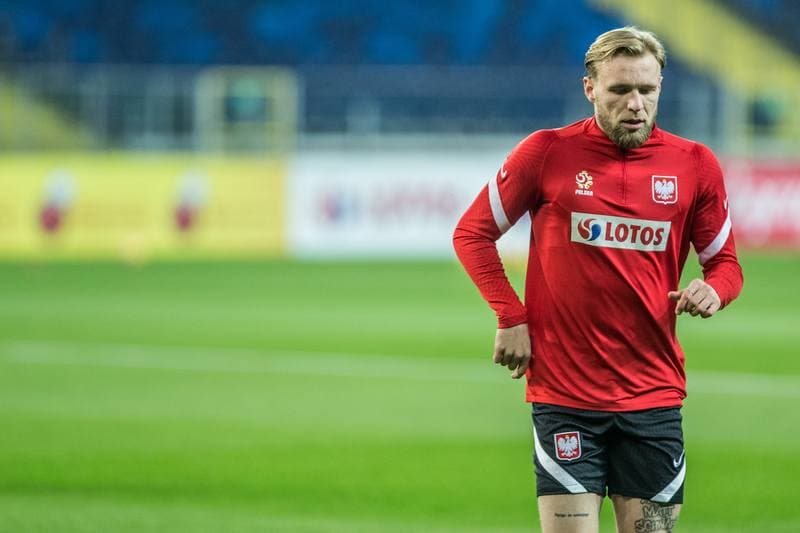 Football. Poland national team. Training. 21.03.2022