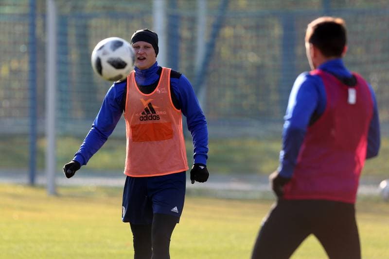 Football. Piast Gliwice. Training. 17.11.2018