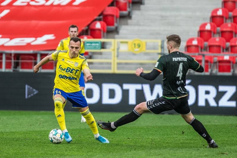 Football. Fortuna I Liga. GKS Tychy - Arka Gdynia. 01.04.2021