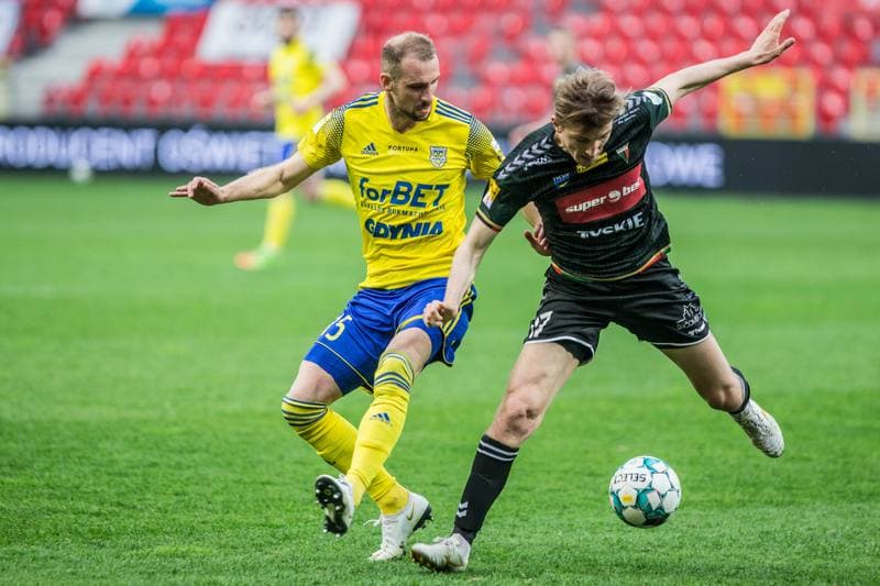 Football. Fortuna I Liga. GKS Tychy - Arka Gdynia. 01.04.2021