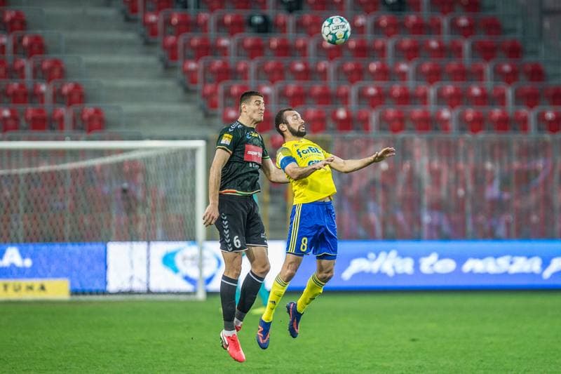 Football. Fortuna I Liga. GKS Tychy - Arka Gdynia. 01.04.2021