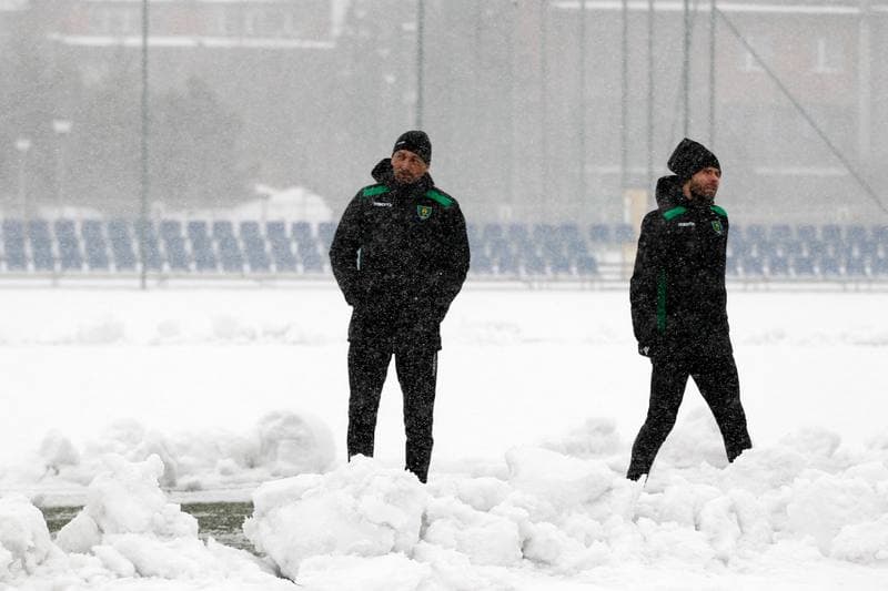 Football. GKS Katowice. Training. 14.01.2019