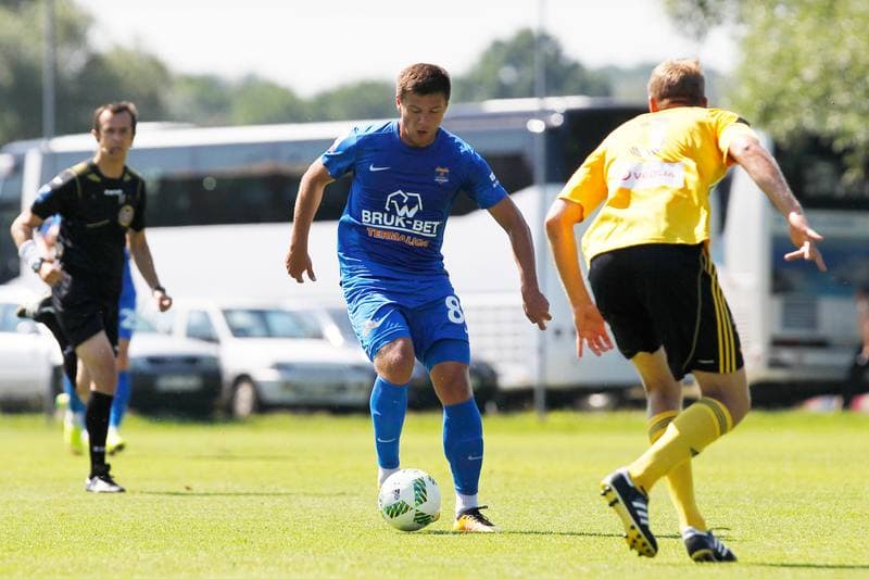 Football. Sparing. Bruk-Bet Termalica Nieciecza - MFK Karvina. 02.07.2016