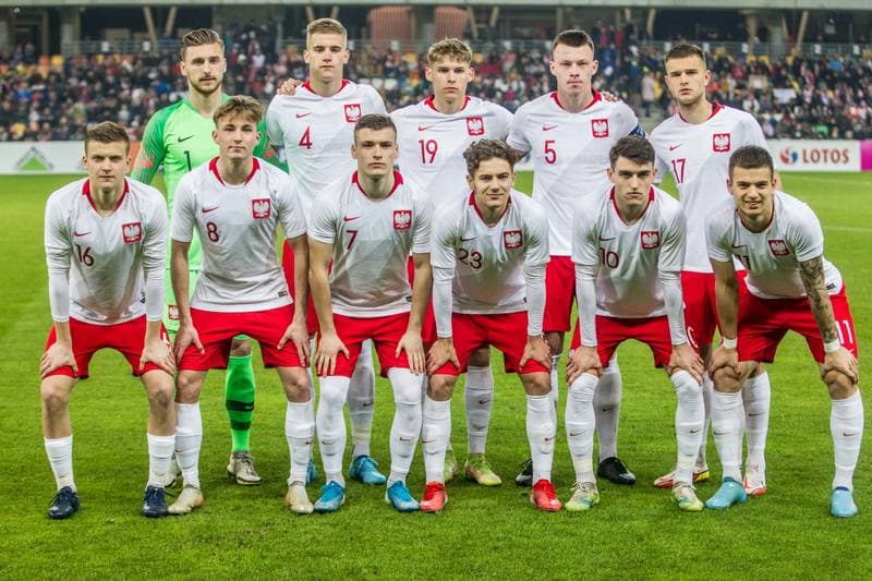 Football. UEFA Elite League. Poland - England. 25.03.2022