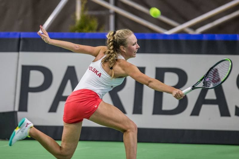 Tennis. Billie Jean King Cup. Poland - Brazil. 16.04.2021