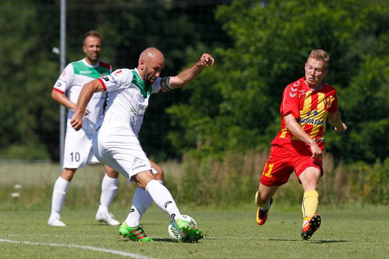 Football. Sparing. Korona Kielce - Zaglebie Sosnowiec. 02.07.2016