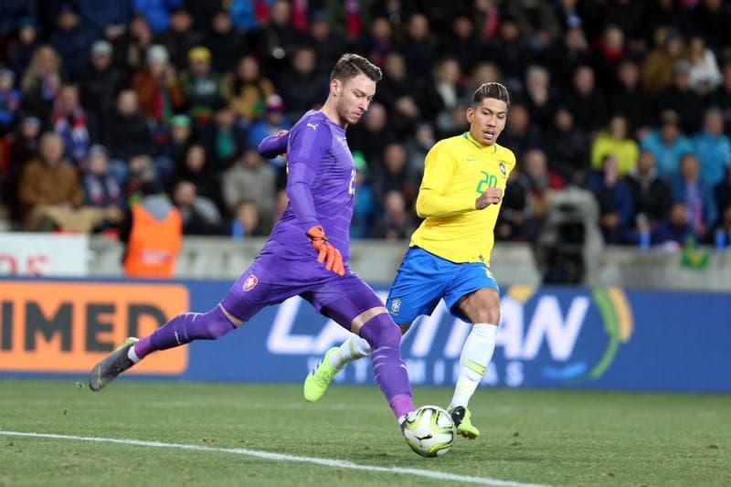 Football. International Friendly. Czech Republic - Brazil. 26.03.2019