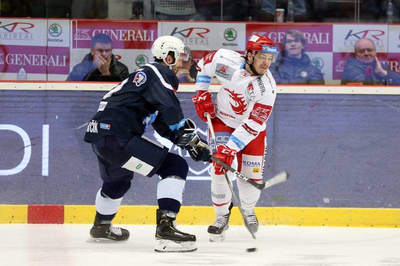 Ice Hockey. Tipsport Extraliga. Ocelari Trinec - Skoda Plzen. 15.04.2019