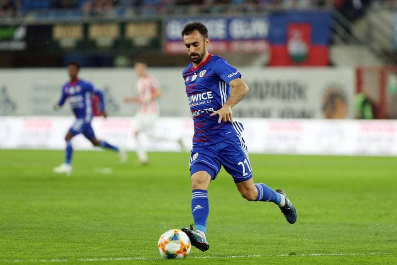 Football. Lotto Ekstraklasa. Piast Gliwice - Cracovia Krakow. 26.04.2019