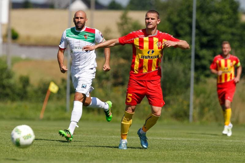 Football. Sparing. Korona Kielce - Zaglebie Sosnowiec. 02.07.2016