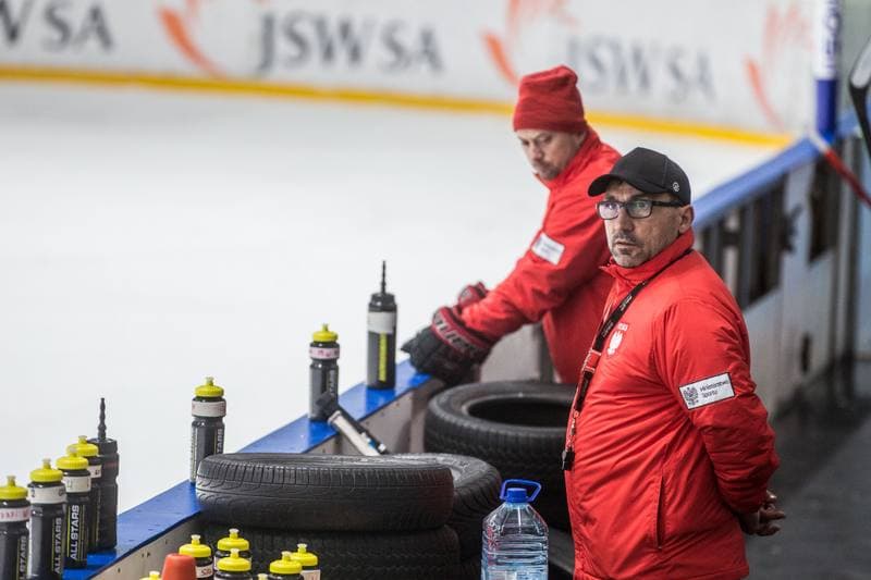 Ice Hockey. Poland national team. Training. 02.05.2021