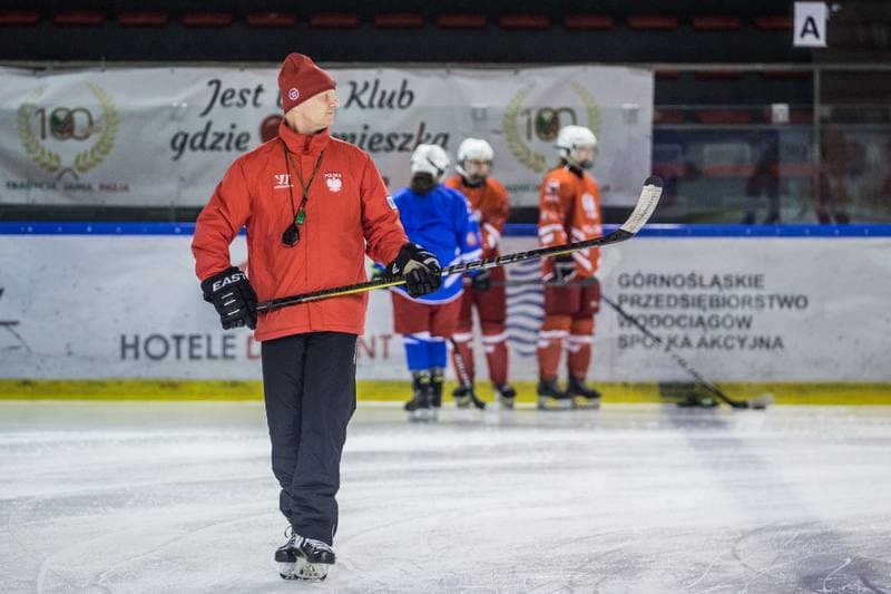 Ice Hockey. Poland national team. Training. 31.03.2022
