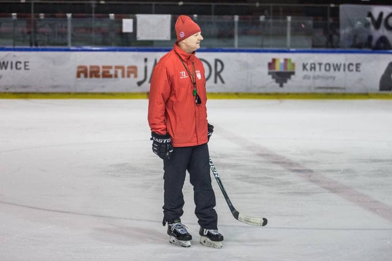 Ice Hockey. Poland national team. Training. 31.03.2022