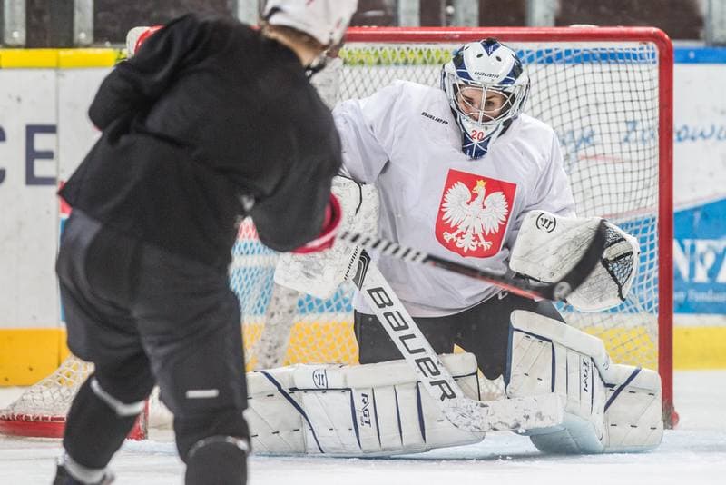 Ice Hockey. Poland national team. Training. 24.09.2019