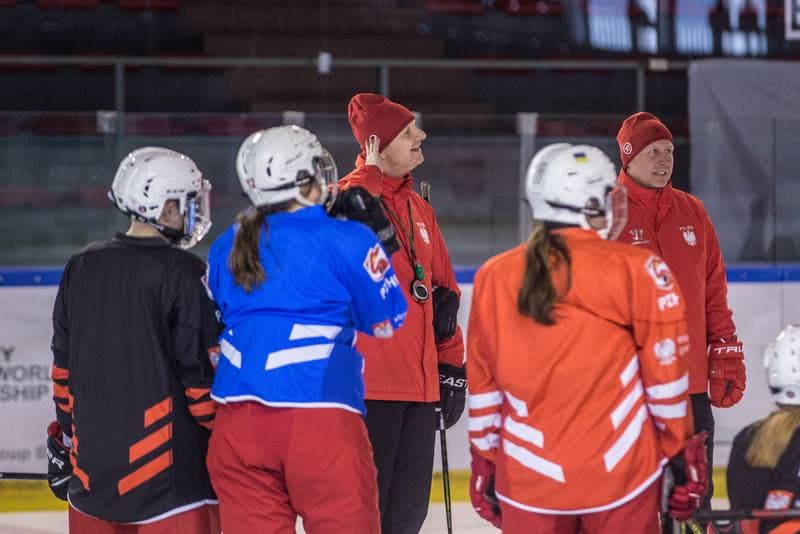 Ice Hockey. Poland national team. Training. 04.04.2022