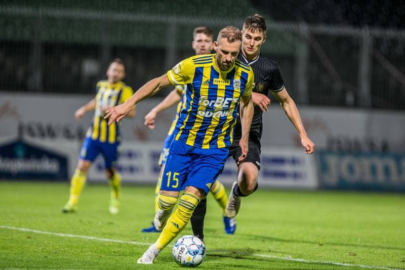 Football. Fortuna I Liga. GKS 1962 Jastrzebie - Arka Gdynia. 04.10.2021