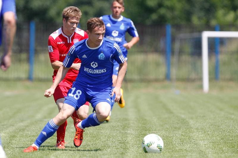 Football. Sparing. Ruch Chorzow - Rakow Czestochowa. 29.06.2016