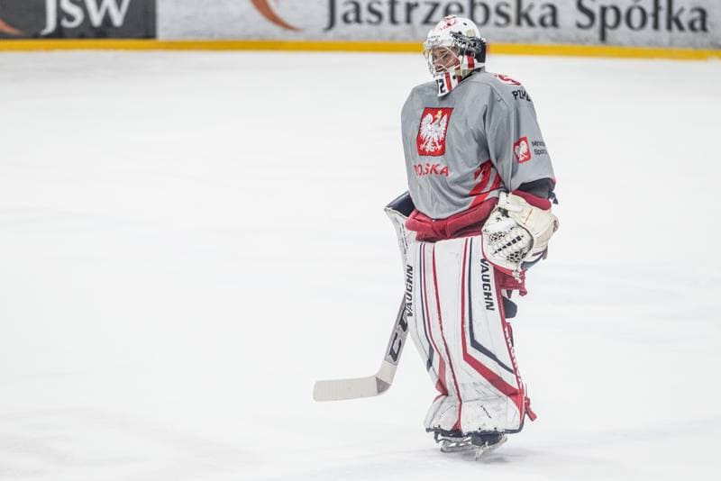 Ice Hockey. Poland national team. Training. 06.04.2022
