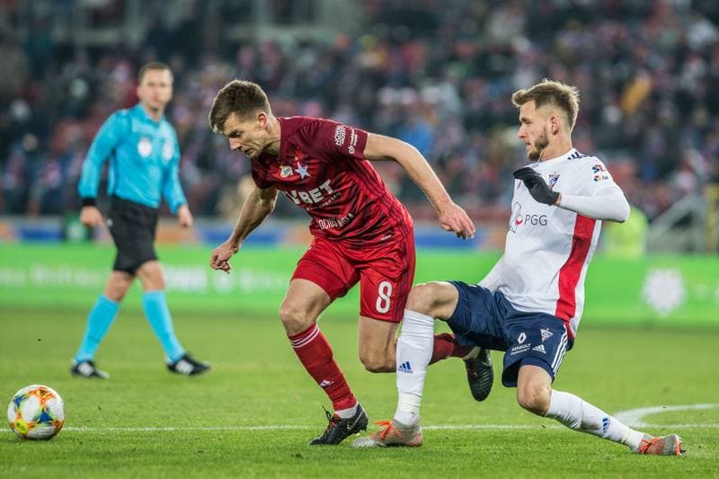 Football. PKO BP Ekstraklasa. Gornik Zabrze - Wisla Krakow. 06.12.2019