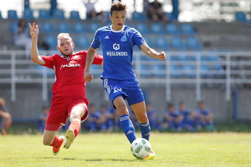 Football. Sparing. Ruch Chorzow - Rakow Czestochowa. 29.06.2016