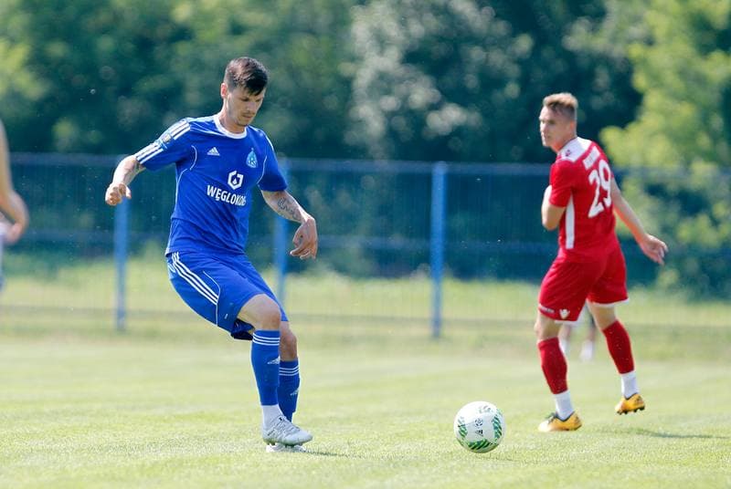 Football. Sparing. Ruch Chorzow - Rakow Czestochowa. 29.06.2016