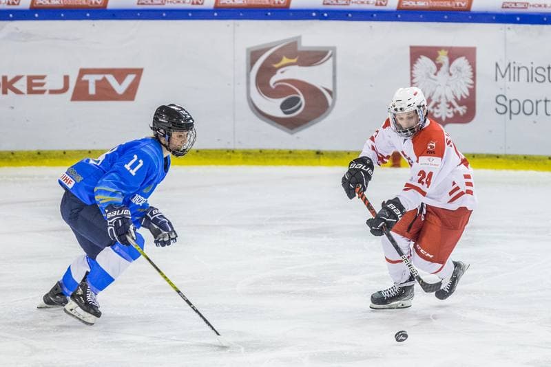 Ice Hockey. Women's World Championship Division 1B. Poland - Kazakhstan. 08.04.2022