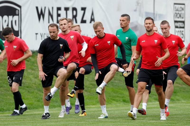 Football. GKS Tychy. Training. 27.06.2016
