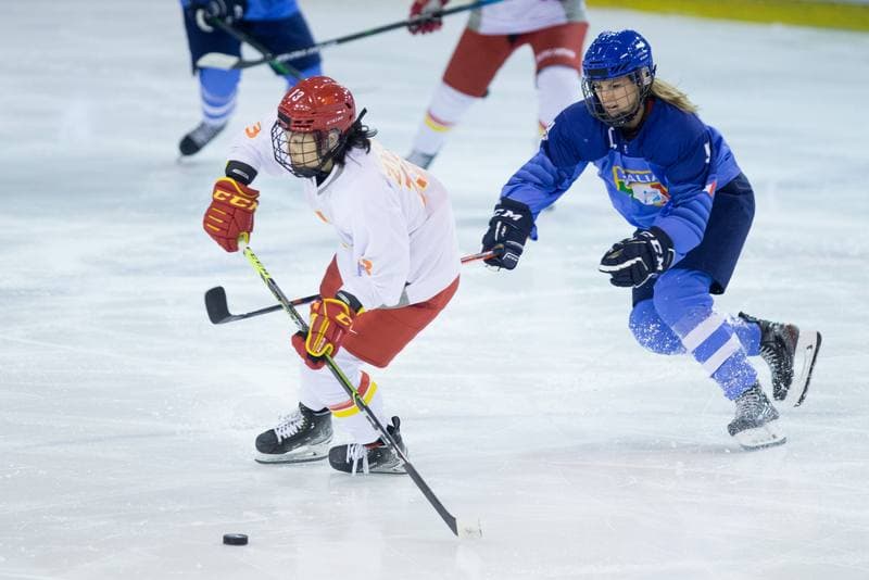 Ice Hockey. Women's World Championship Division 1 Group B. Italy - China. 09.04.2022