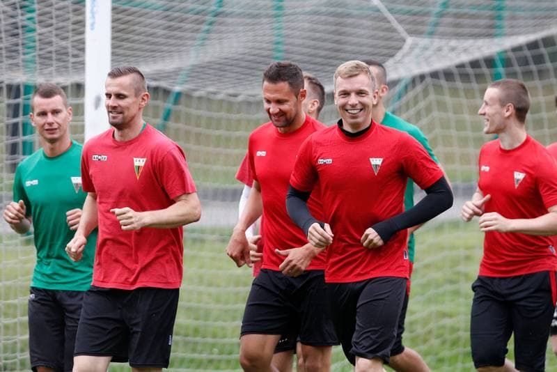Football. GKS Tychy. Training. 27.06.2016