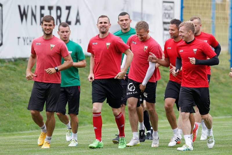 Football. GKS Tychy. Training. 27.06.2016