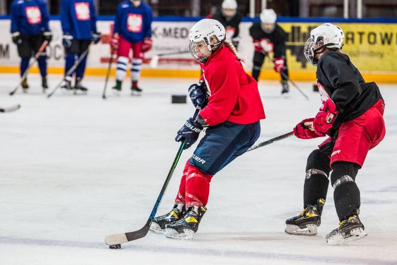 Ice Hockey. Poland national team. Training. 04.01.2022