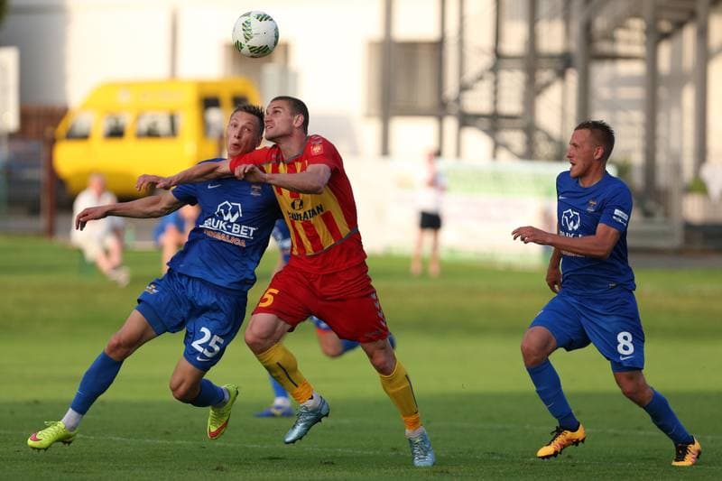 Football. Sparing. Bruk-Bet Termalica Nieciecza - Korona Kielce. 25.06.2016