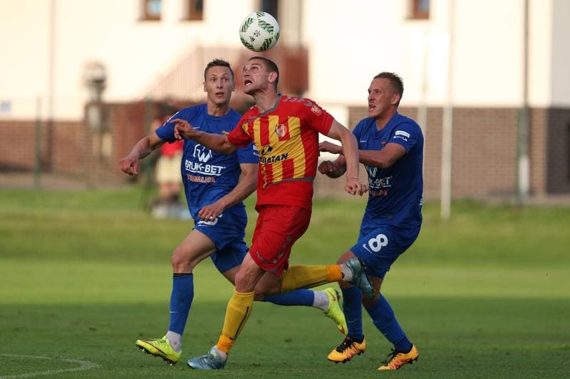 Football. Sparing. Bruk-Bet Termalica Nieciecza - Korona Kielce. 25.06.2016