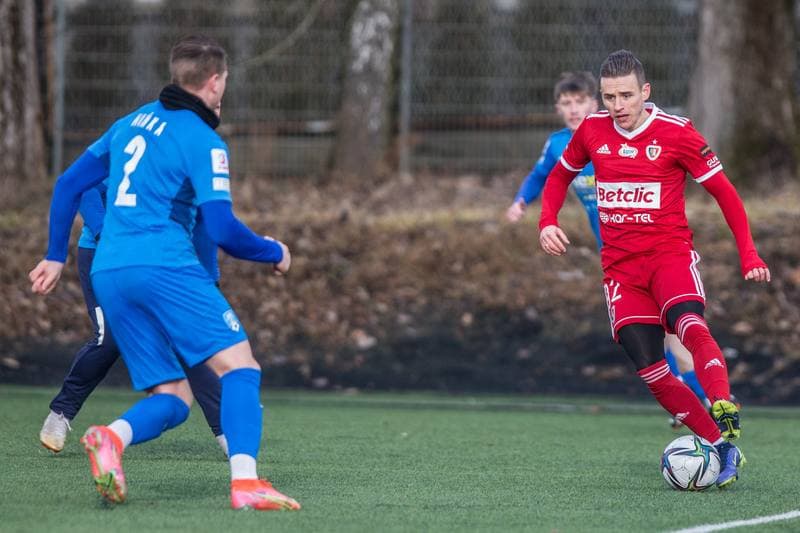 Football. Sparing. Piast Gliwice - LKS Goczalkowice Zdroj. 15.01.2022