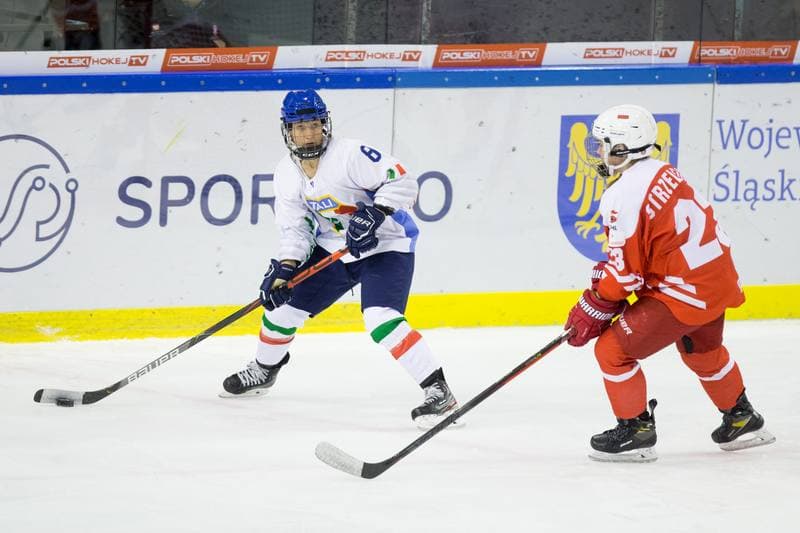 Ice Hockey. Women's World Championship Division 1B. Poland - Italy. 12.04.2022