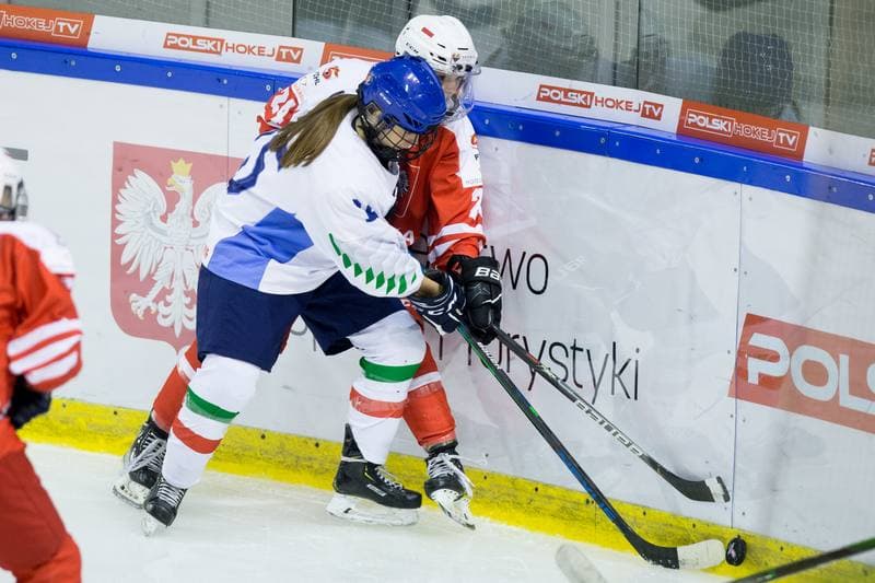 Ice Hockey. Women's World Championship Division 1B. Poland - Italy. 12.04.2022