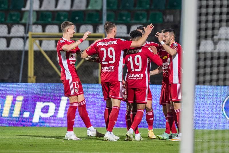 Football. Fortuna Puchar Polski. Zaglebie Sosnowiec - Piast Gliwice. 27.10.2021
