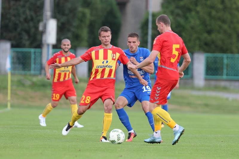 Football. Sparing. Bruk-Bet Termalica Nieciecza - Korona Kielce. 25.06.2016