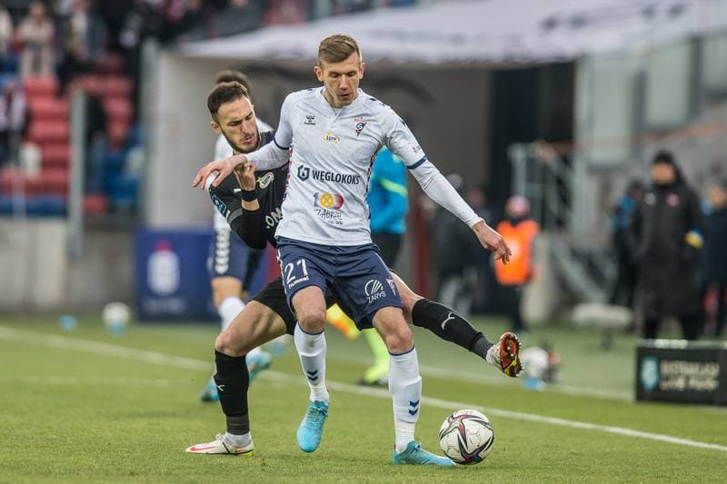 Football. PKO BP Ekstraklasa. Gornik Zabrze - Cracovia Krakow. 06.03.2022