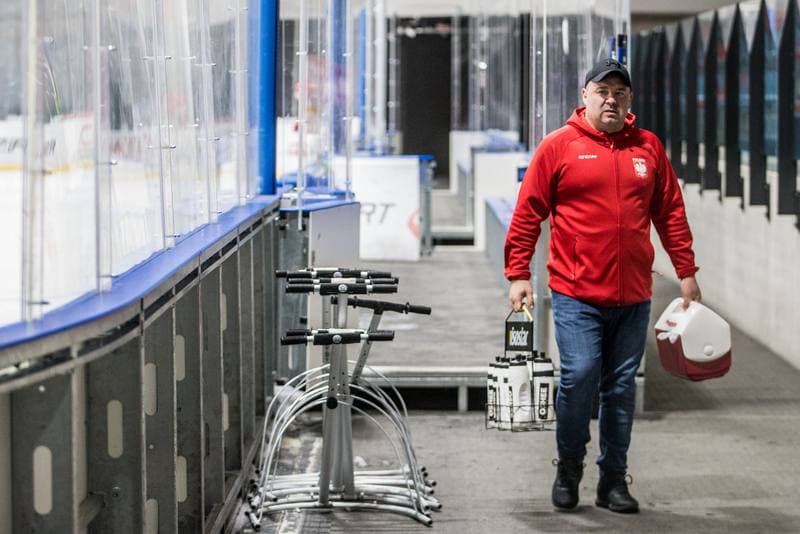 Ice Hockey. Poland national team. Training. 18.04.2022